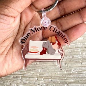 NWOT-One More Chapter Acrylic Keychain